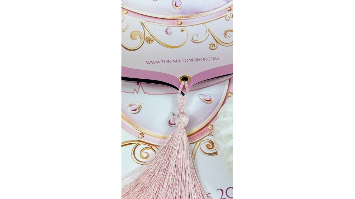 Trusou botez Princess Pink tematică prințesă, elegant și brodat 4